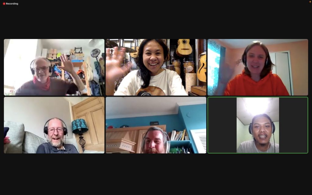 Team meeting on zoom